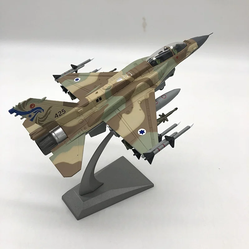 

1:72 Aircraft Plane Model F-16I Storm Simulation Metal Airplane Diecast Children Toys Stands Airplane Model Fighter Aircraft