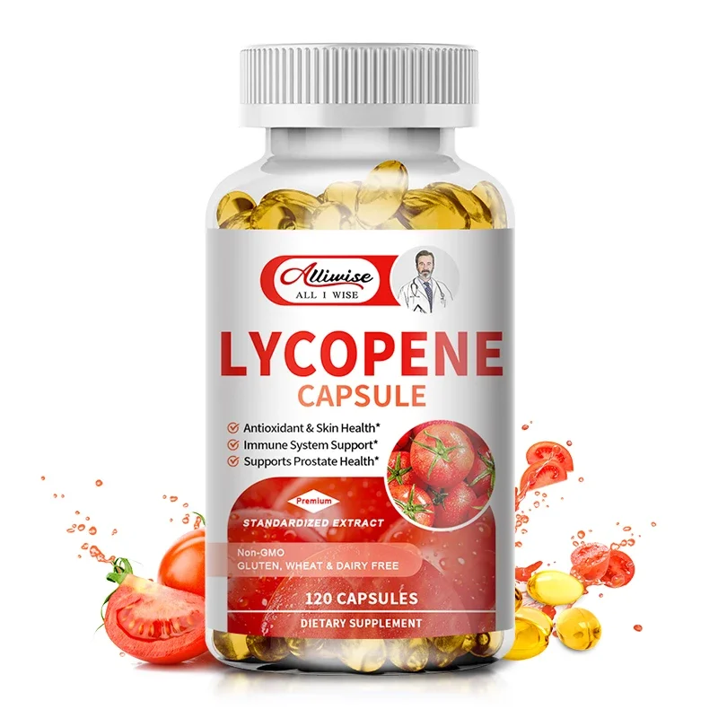 Alliwise Lycopene Capsules Tomato Extract Immunity Sperm Prostate Health Heart & Cardiovascular System Health Antioxidant