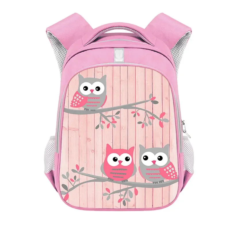 Cute Bird Owl Pattern Girls Backpack Children School Bags Cartoon Canvas School Backpacks Kids Kindergarten Bag Bookbag