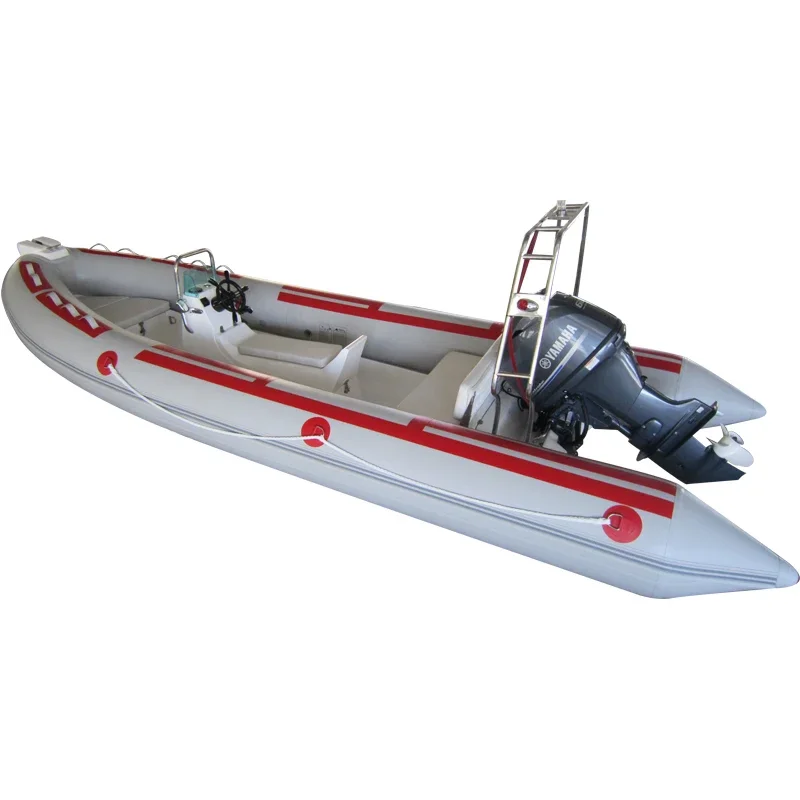 2026 Fiberglass Hull Material And 520cm Length Rigid Hull Fiberglass Inflatable Aluminium Boat Speed Boat
