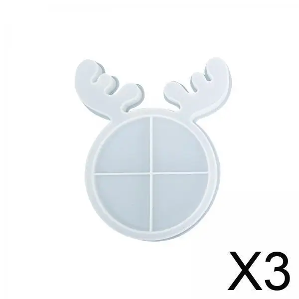 

Креативная силиконовая форма для подсвечника из эпоксидной смолы, поднос из смолы, модель DIY, рождественские поделки для домашнего декора