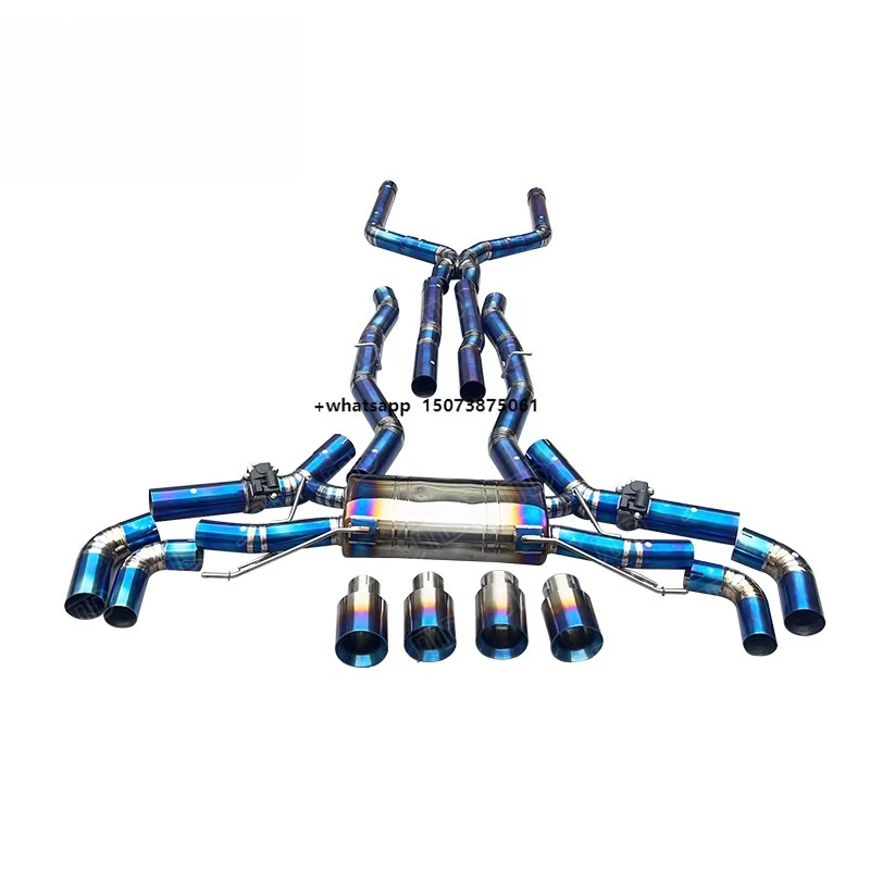 

Titanium Alloy Blue Catback Muffler Valvetronic Exhaust System for 2019+ X5M F95 V8 4.4 Exhaust