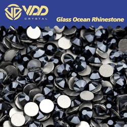 VDD 171 Metallic Dark SS4-SS30 Glass Crystal Rhinestones Flat Back Strass Stones Nail Art Accessories DIY Crafts Decorations