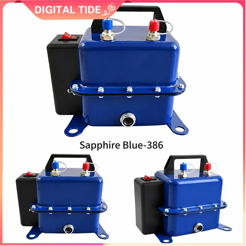 Portable Car Air Conditioner Vacuum Pump Evacuation Pressure Maintenance Tool AC Repair Kit