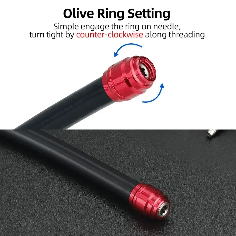 10 الزيتون حلقة النفط إبرة عدة لسلسلة SRAM AVID Stealth-A-Majig دراجة الصحن الهيدروليكي خرطوم الفرامل إدراج أجزاء التثبيت السريع #5