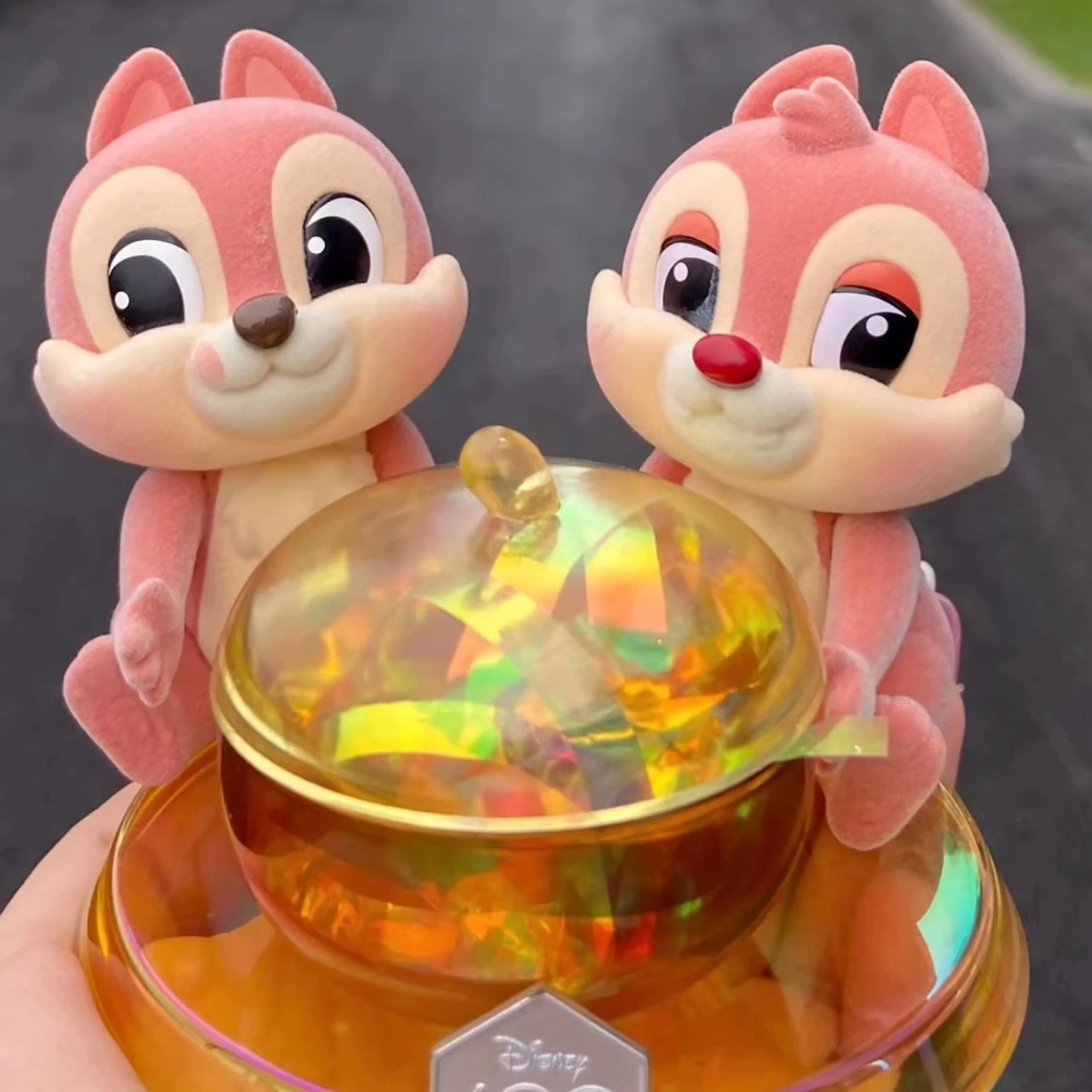 Miniso Blind Box Disney Anniversary Series Figures Happy Hug Theme Storage Jar Collectible Trendy Ornament Model Mystery Box