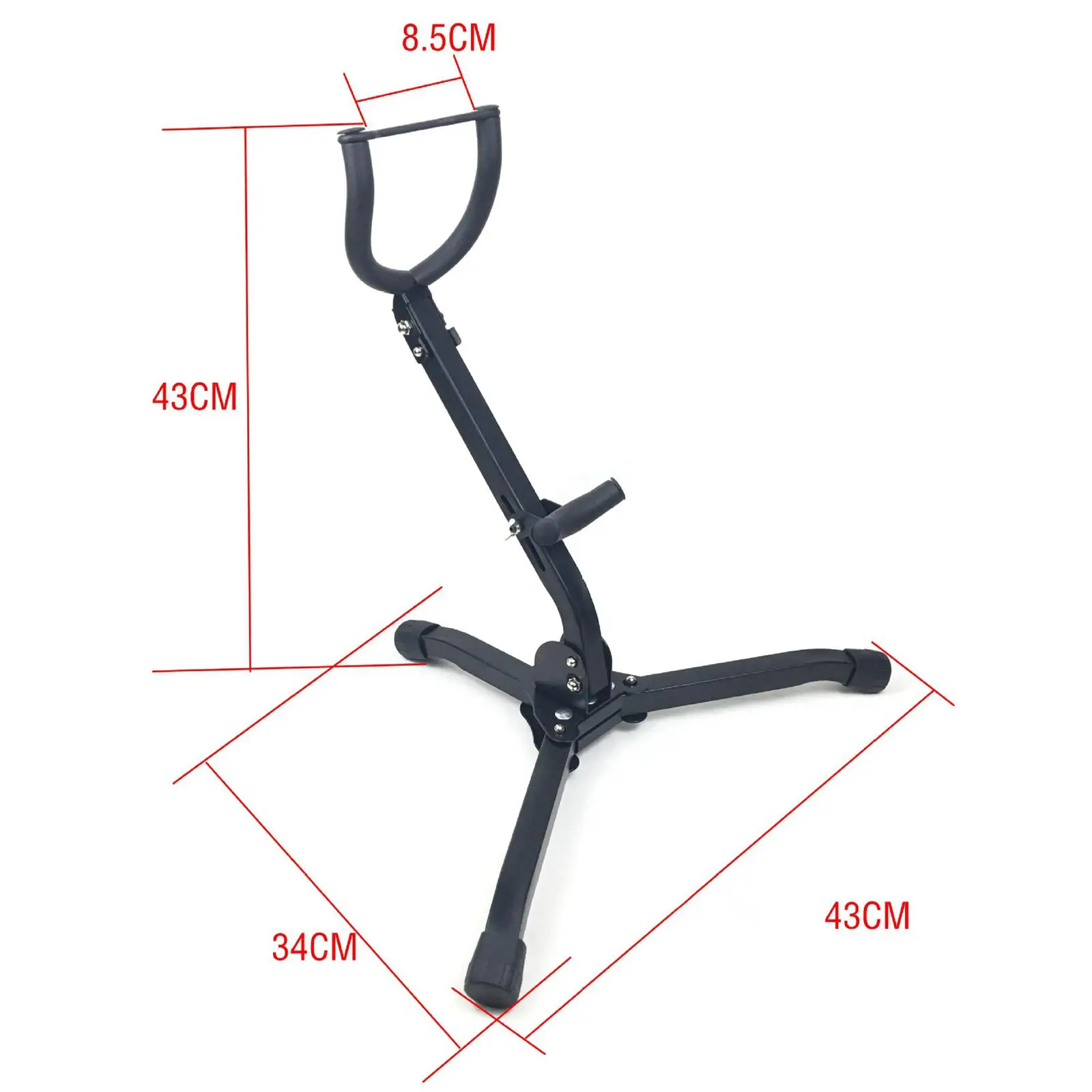Saxophone Stand Portable Anti Slip Easy to Carry Professional Wind Instrument Accessory Versatile Foldable Saxophone Holder