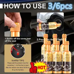 Convertidor catalítico para motor de coche, aceleradores de limpieza, limpiador fácil, promoción de 360ML, 3/6 piezas