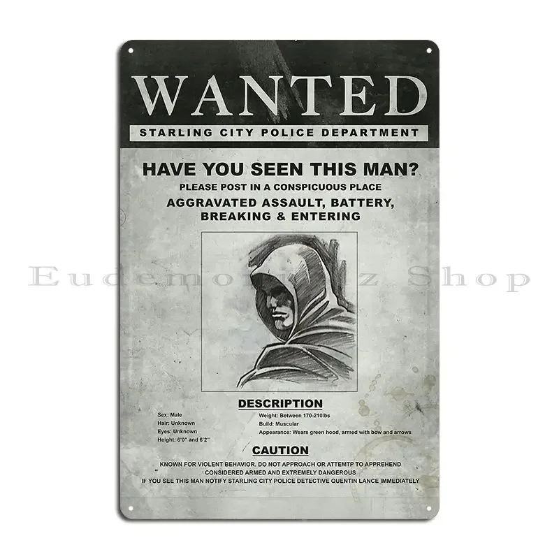 غطاء محرك السيارة مطلوب ملصق علامة معدنية جدار ديكور تصميم خمر الديكور الحديد تين تسجيل ملصق #2