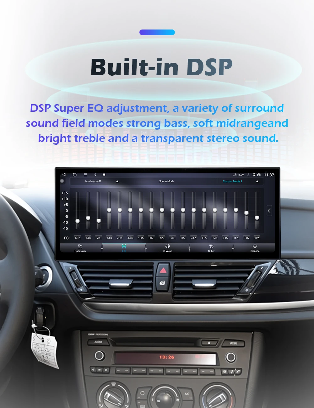Kabelloses Carplay Android 16 für BMW 5er F10 F11 2011 - 2017 CIC NBT System Autoradio Multimedia-Player GPS WiFi DSP Stereo – Detail 14