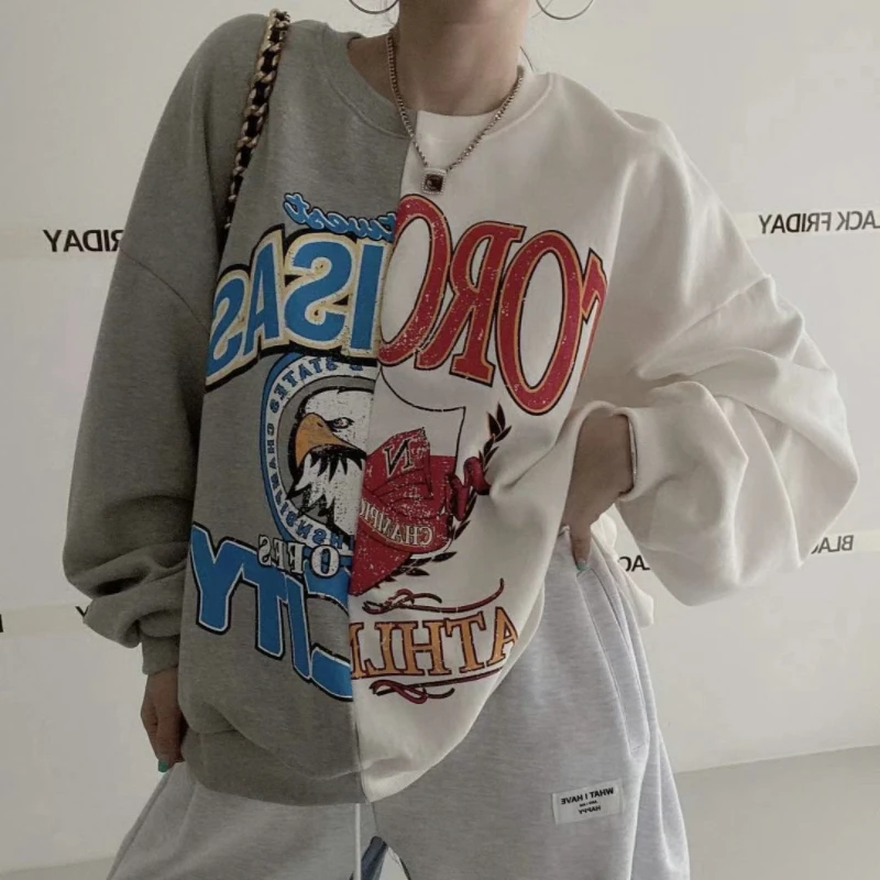 الرجعية تنوعا مطبوعة اللون بلو البلوز الكورية Sle طويلة Sve جولة Ne القطن البوليستر مزيج تخفيف ودية