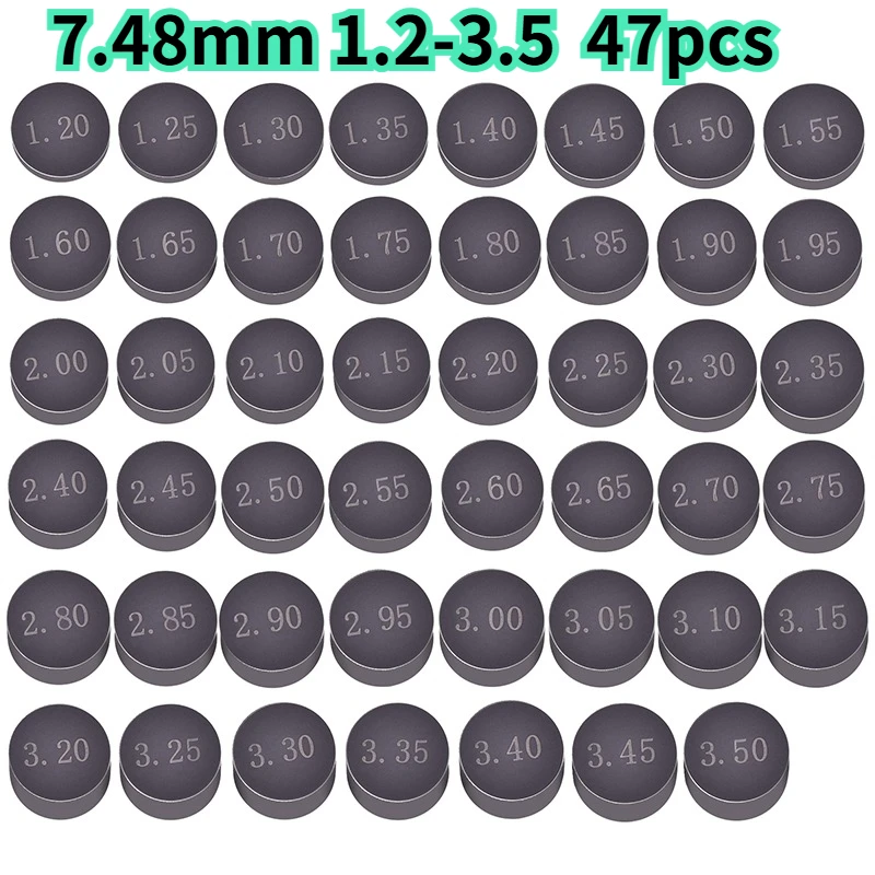 Für Suzuki Honda Yamaha Kawasaki Motorrad Einstellbare Ventilscheiben-Dichtung 7,48mm 9,48mm 8,85-8,9 10mm 1,2-4,0 1,225-3,475 1,72-2,6 – Detail 5