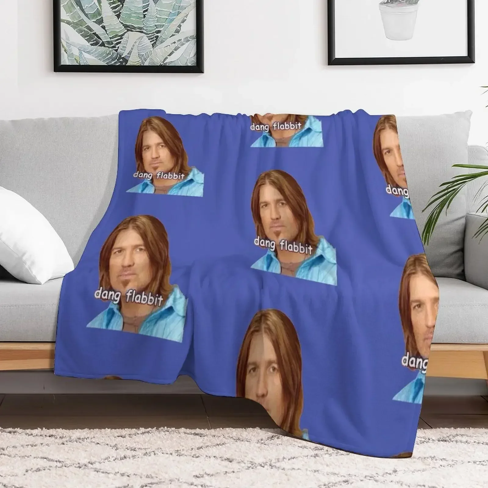 dang flabbit billy ray cyrus Throw Blanket Flannels Summer Blankets