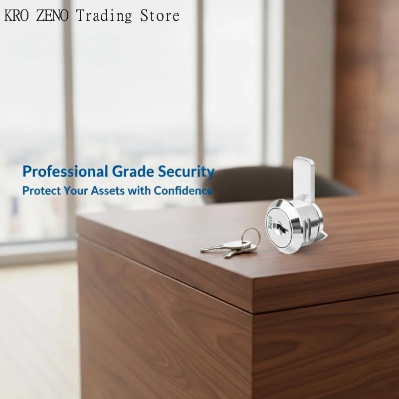 1SET Zinc Alloy Cash Register Mailbox Lock Drawer Lock With 2 Keys Cabinet Lock For Storage Cabinets Lockers Hardware Accessory