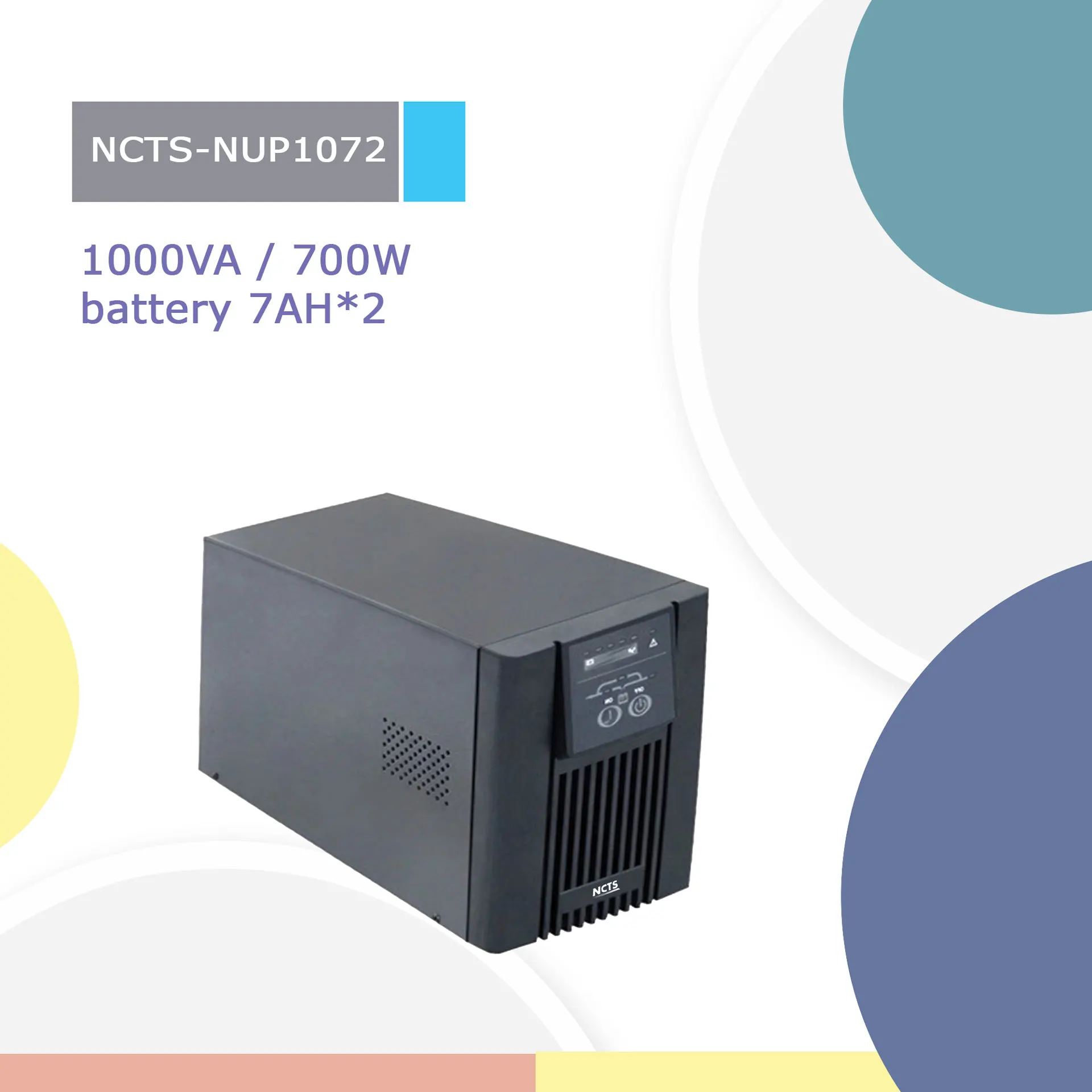 China Supplier 1000Va/700W Ups Uninterrupted Power Source Ups With Isolated Transformer