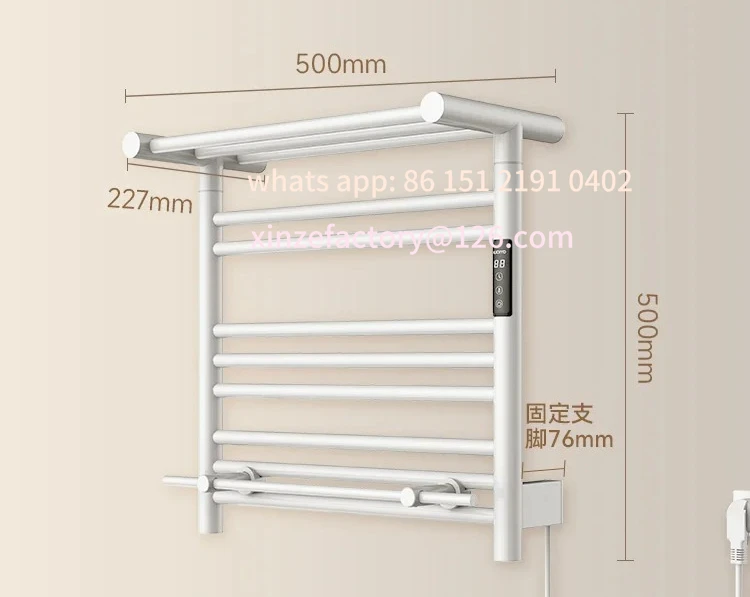 

Customizable winter Cardio Carbon Fiber Mijia Smart Constant Temperature Electric Towel Rack Household