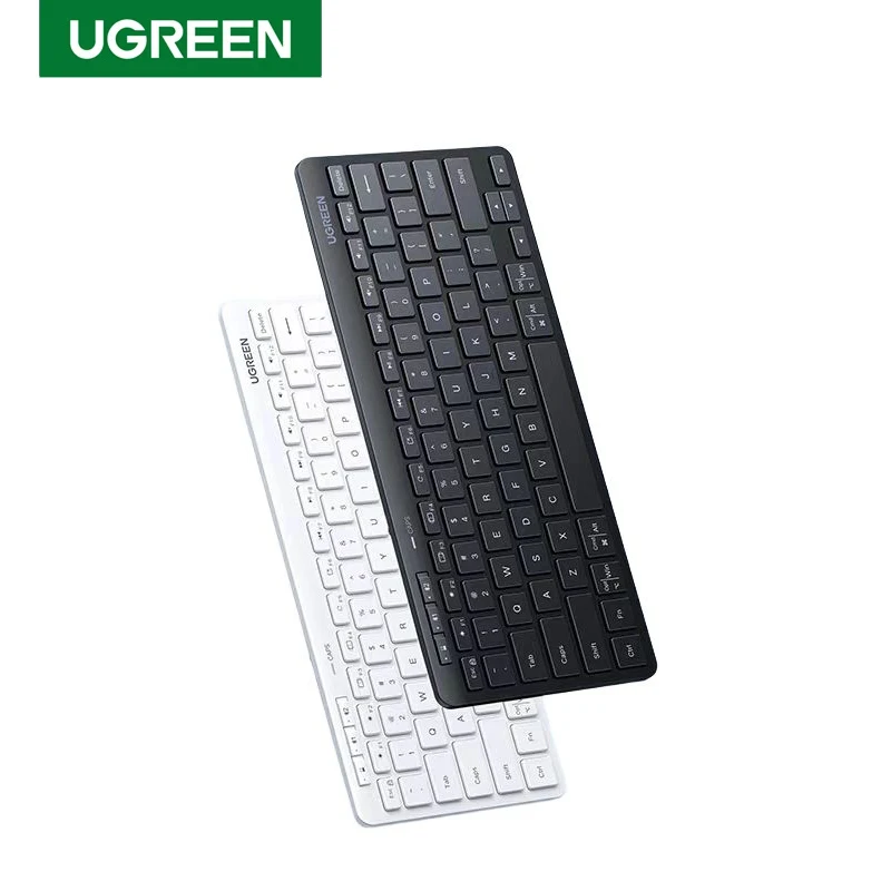 UGREEN K551 Slim Wireless Bluetooth 78Keys Keyboard 3 Device Free Switching Bluetooth & 2.4G Compatible with Windows macOS iOS