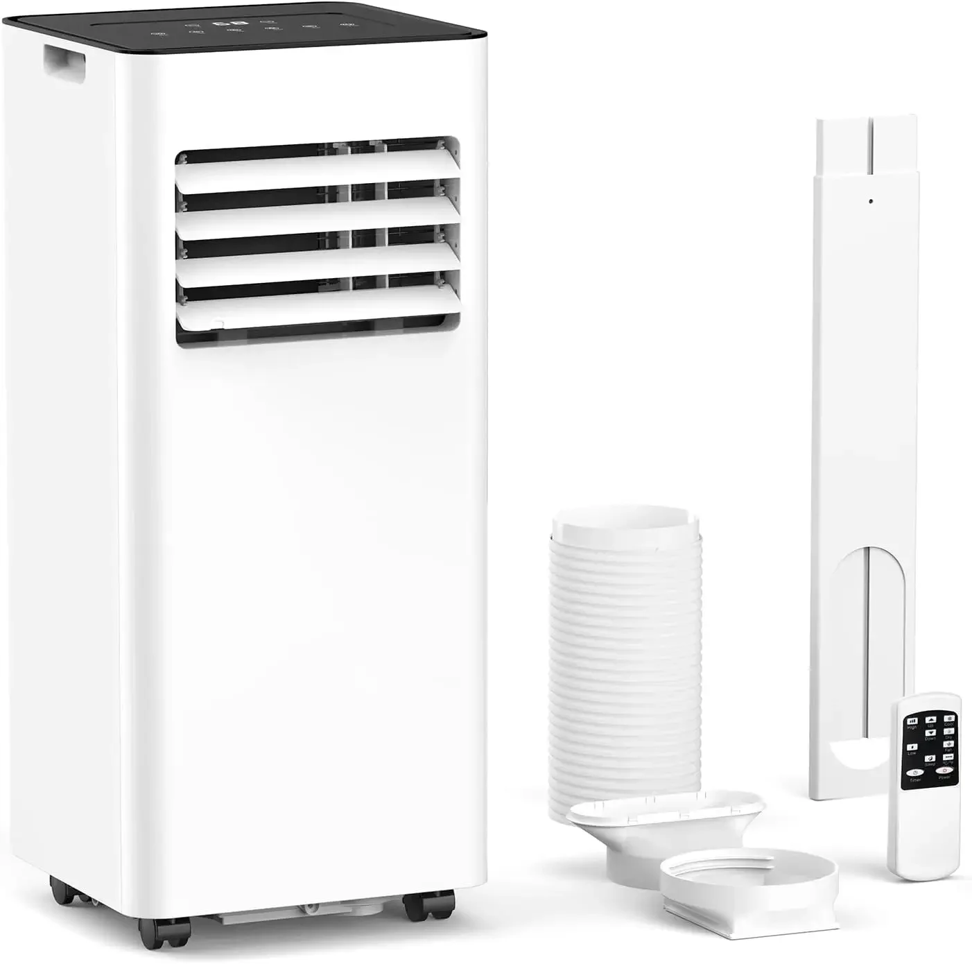 BTU Portable Air Conditioners Cool Up to 450 Sq.Ft, 4 Modes Portable AC Unit with Remote Control/LED Display/24Hrs