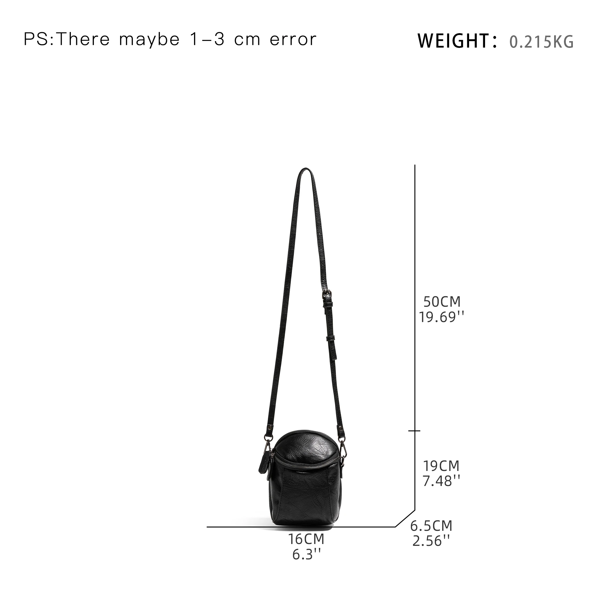 CKKUI Vintage High Quality Faux Leather Mini Crossbody Bag,Adjustable Thin Leather Strap,2026 Casual Daily Shopping Shoulder Bag