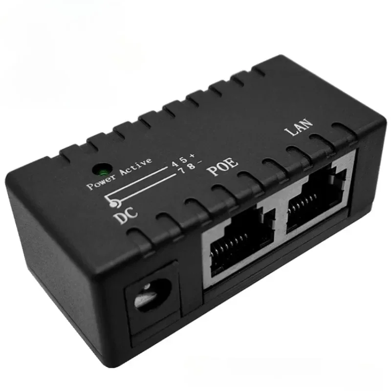 Inyector POE divisor de potencia para cámara IP, accesorios de módulo adaptador POE, 100Mbps, 5V, 12V, 24V, 48V/1A
