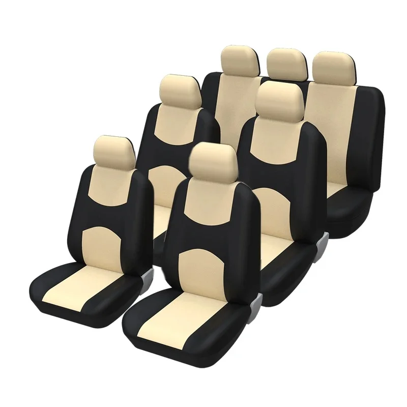 High Quality Ventilation Cloth Cushion Unit, Side Safety Opening Design, Beige Tone, Multi Size Option 1/2/5/7 Seats, Interior D