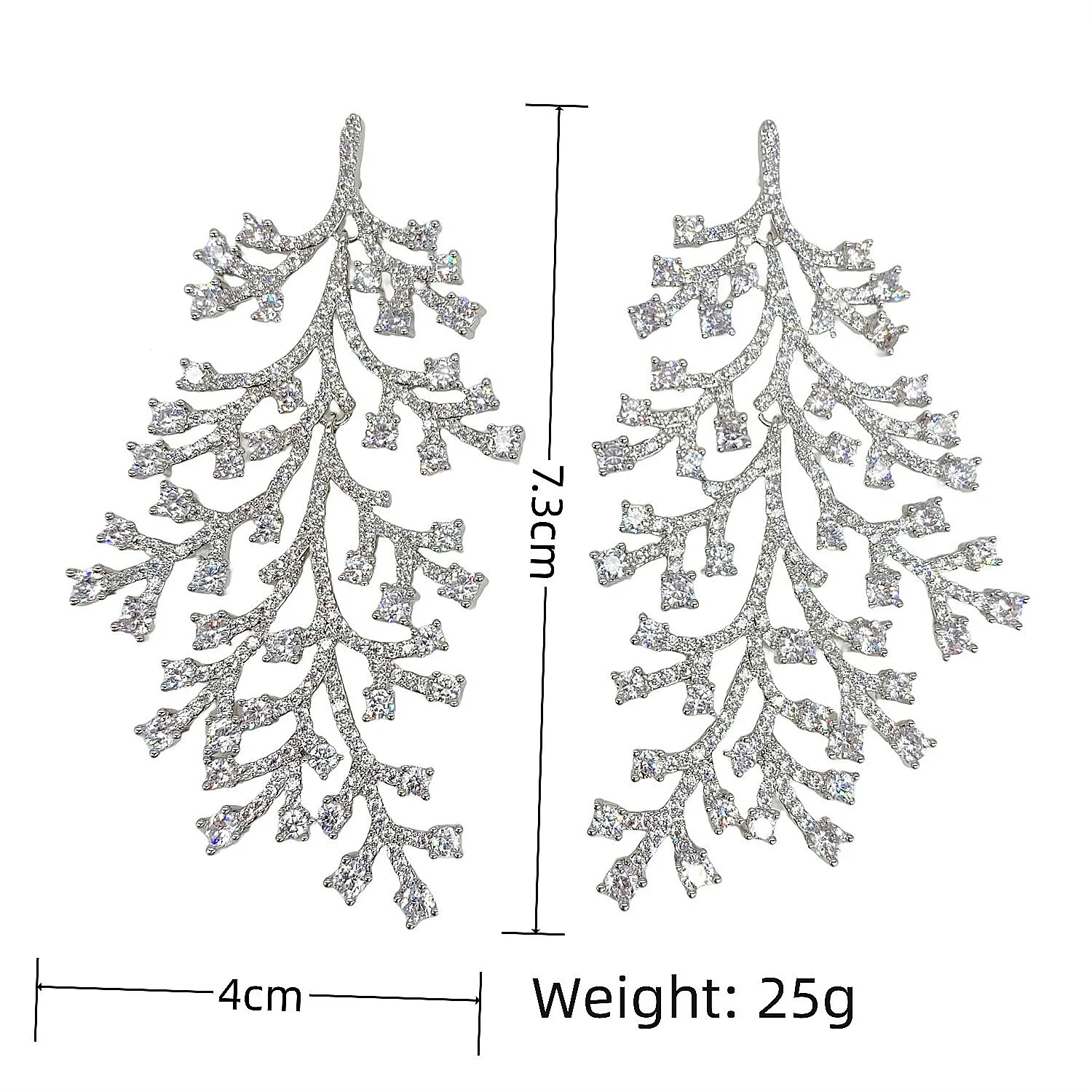 Orecchini Dendritic con messa a fuoco personalizzata dolce e fresco Set di gioielli super lucidi per le donne saudite Regali di nozze Banchetto per feste E179
