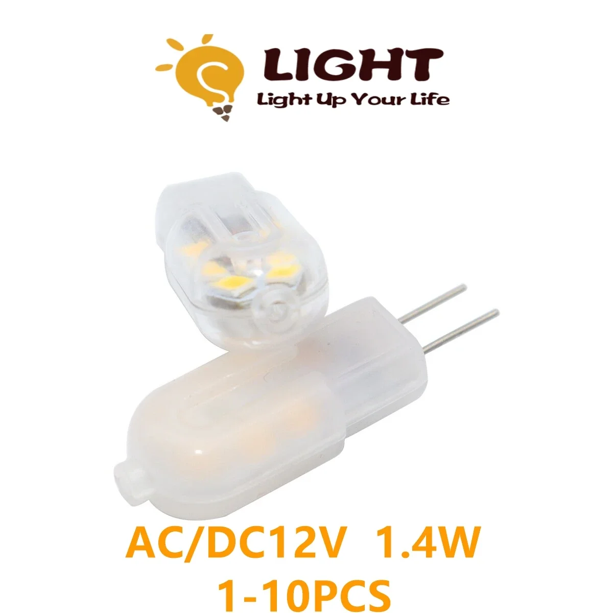 

1-10PCS LED Mini Bulb G4 AC/DC 12V 1.4W High Bright 3000k/4000k/6000k Suitable for Crystal Lamp Living Room and Office Lighting