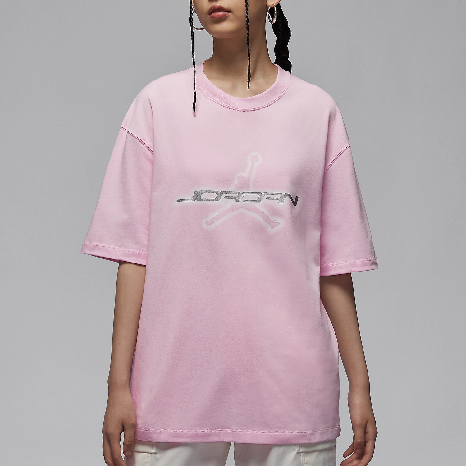 

Официальная женская дышащая повседневная спортивная футболка Nike Authentic Jordan с принтом HM4904-663