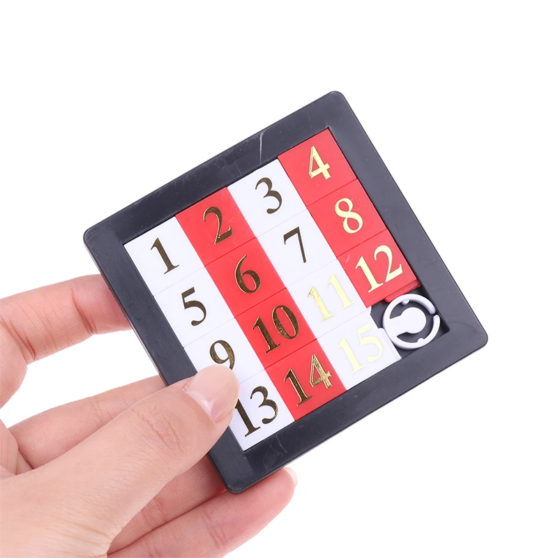 

1PC Montessori 1-15 Number Puzzle Educational Toy Early Educational Toy Developing For Children Mini Digital Puzzle Exercise Toy