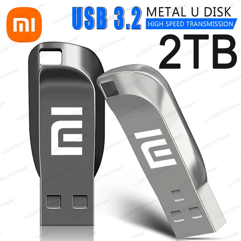 Xiaomi-Mini clé USB en métal haute vitesse, clés USB 3.0, clé USB portable, mémoire étanche, disque U de stockage, 1 To, 512 Go, 2 To