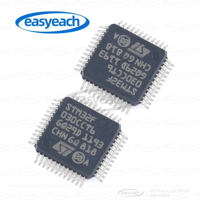 STM32F030CCT6 LQFP-48 48MHz 256KB Flash/microcontrolador de 32 bits-microcontrolador MCU