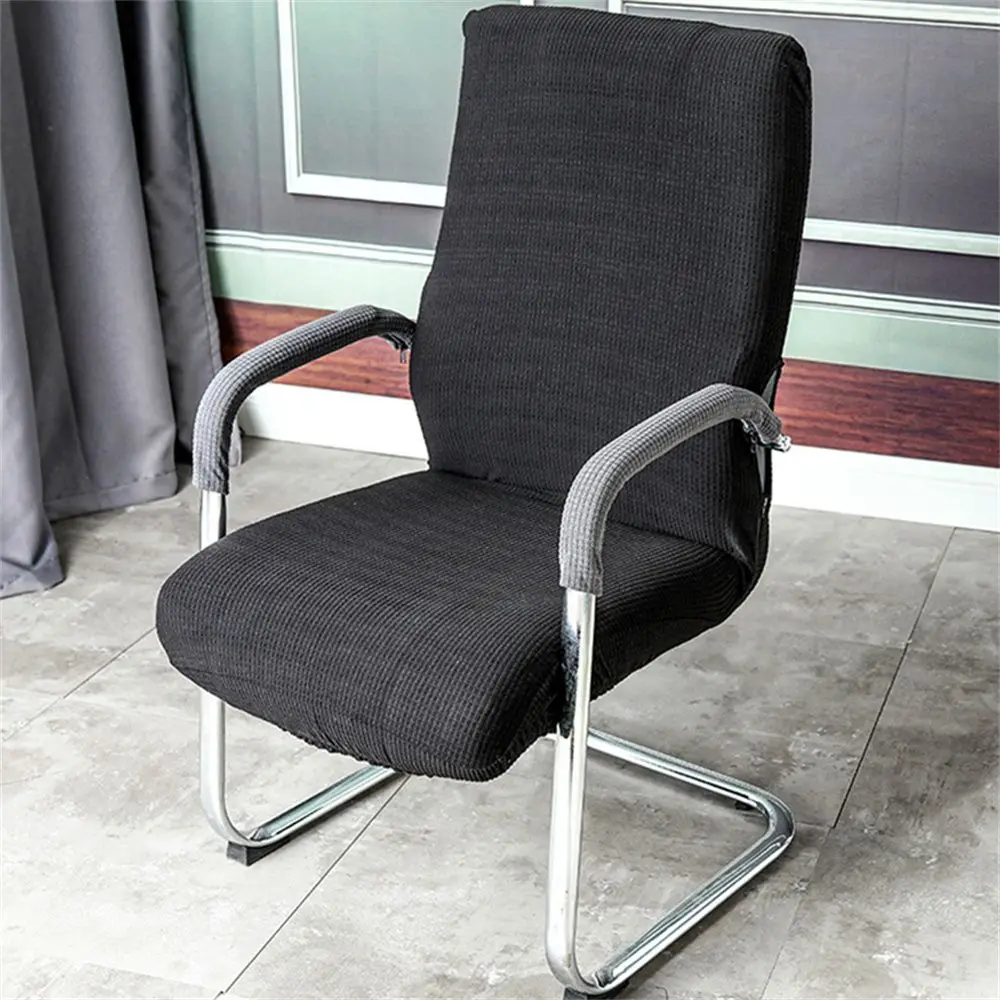 1 Pair Universal Elastic Zip Armrest Covers Computer Office Removable Chair Arm Rest Covers Spandex Elbow Arm Rest Protector