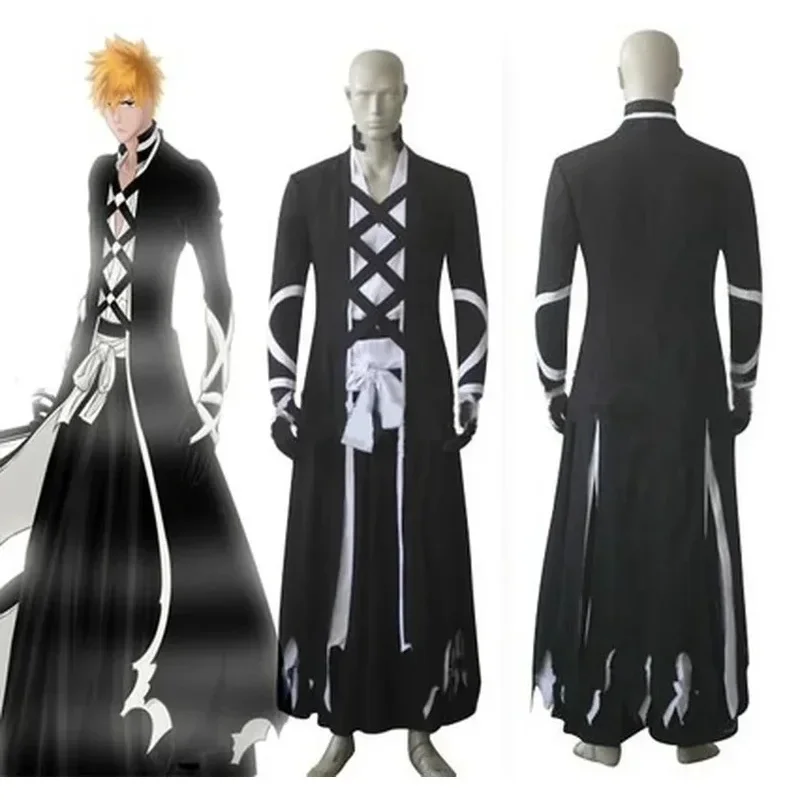 Bleach Kurosaki Ichigo Fullbring new bankai look cosplay costume