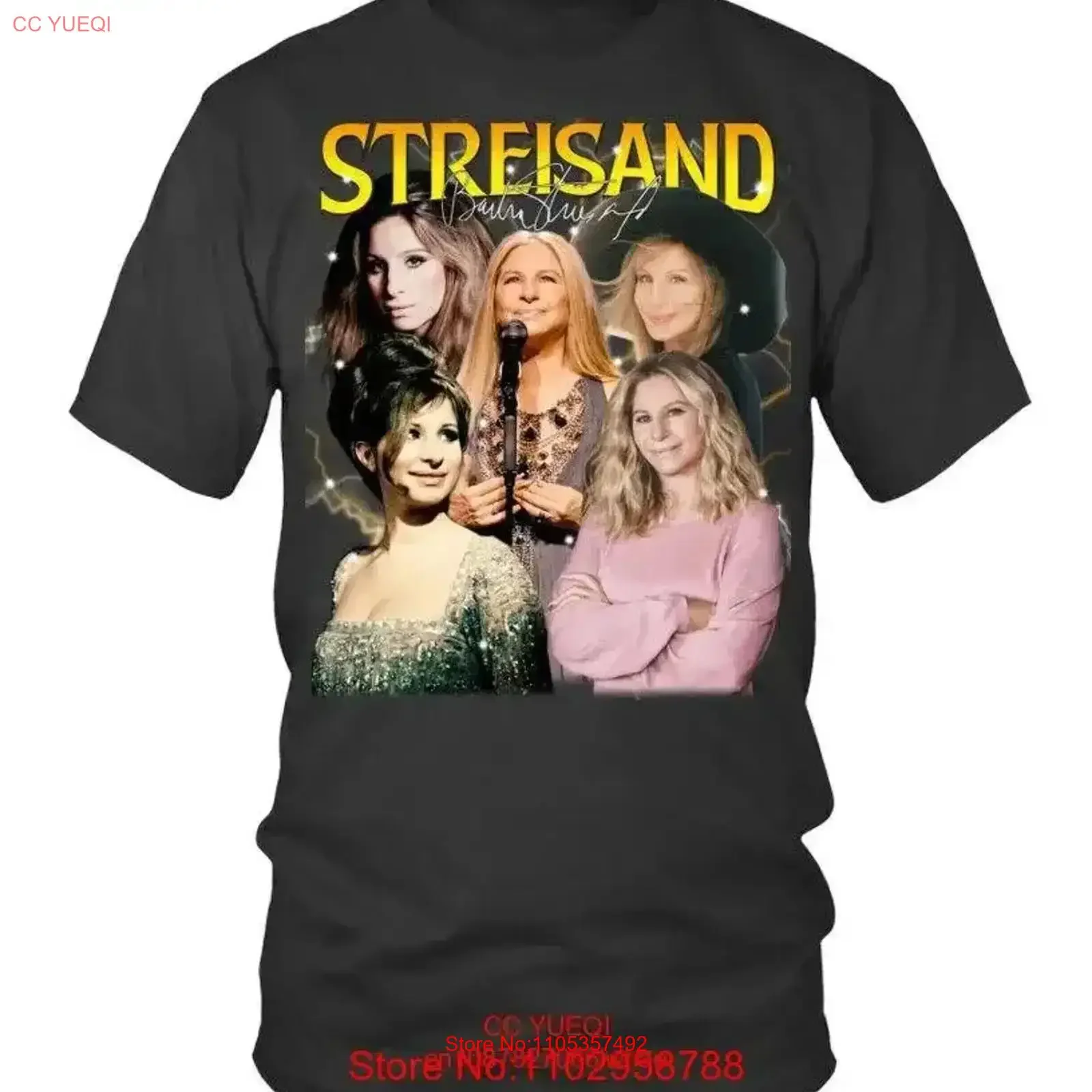 BARBRA STREISAND BOOTLEG T SHIRT SIZE S 5XL vintage Washed fashion streetwear designer clothes Breathable graphic Comfortable