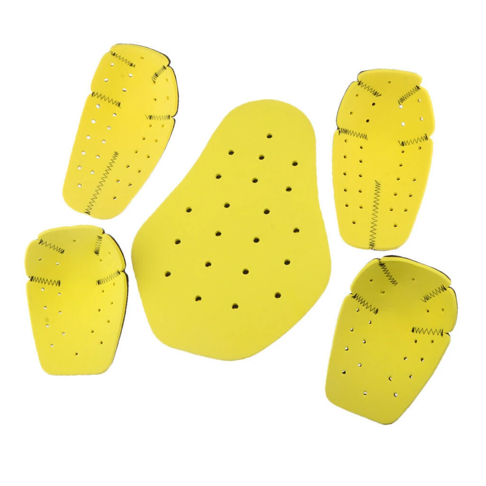 Motorcycle Riding Safety Equipment 5Pcs EVA Pads for Elbows Shoulders and Back for Protection in Various Activities 4
