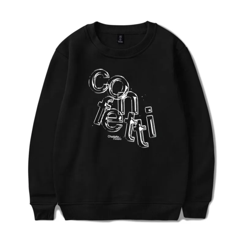 Charlotte Cardin Confetti Sudadera de manga larga con cuello redondo Merch para mujeres/hombres Unisex invierno moda ropa de calle