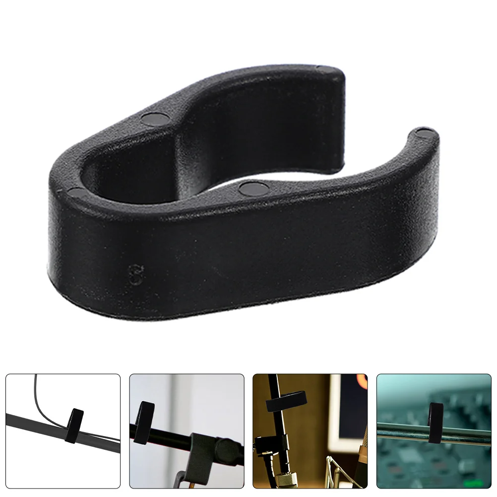 

50Pcs Universal Mic Pole Microphone Cable Organizer Plastic Clips Cable Clamp Holder for Studio Home Use Clamps for Headset