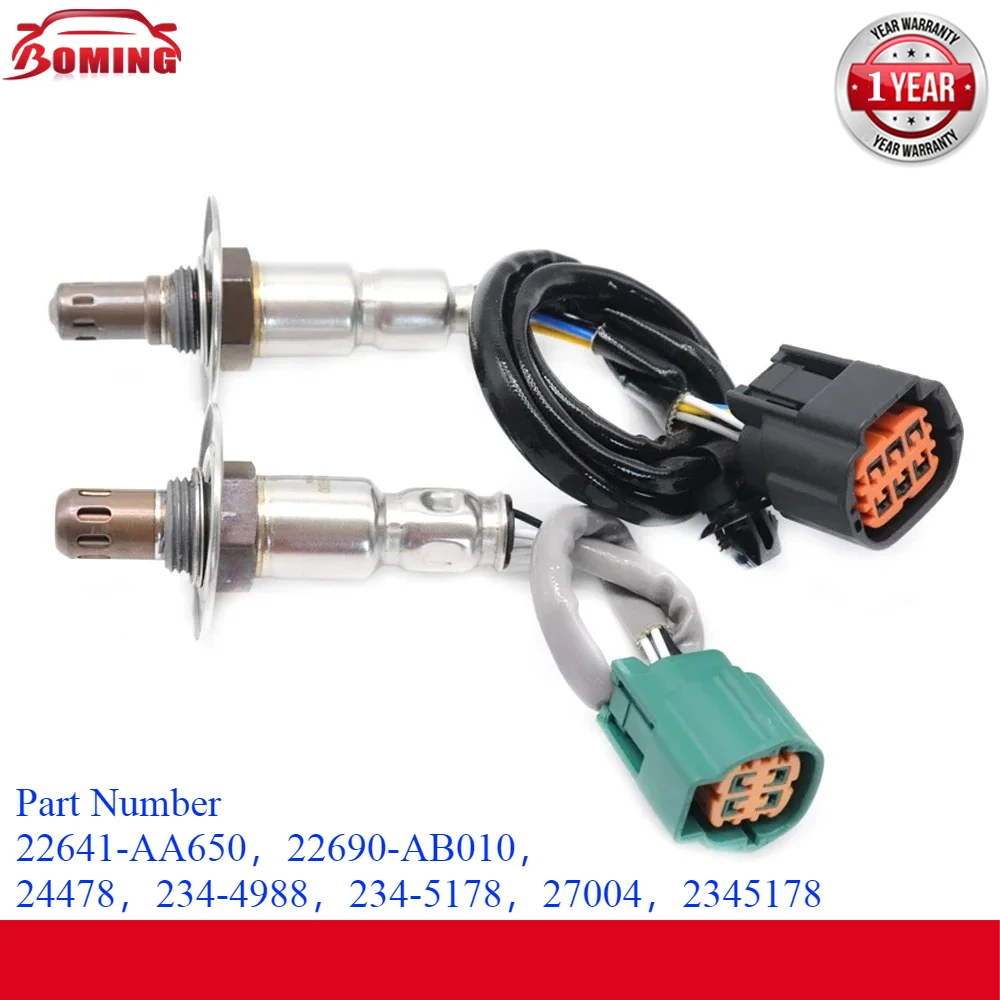 

Lambda O2 Oxygen Sensor For 2014-2017 Subaru Forester For 2015-2017 Subaru WRX Upstream Downstream 22641-AA650 22690-AB010