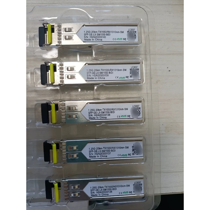 

New for Huawei SFP-GE-LX-SM1550-BIDI 1.25G BIDI 20km TX1550/RX1310nm LC