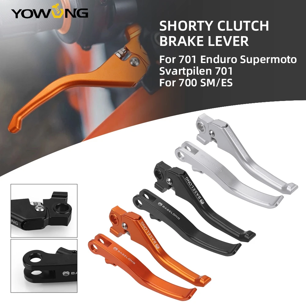 

For GasGas 700 SM/ES 2022 2023 2024 Shorty Brake Lever Clutch Lever For Husqvarna 701 Enduro Supermoto 2017-2024 Svartpilen 701