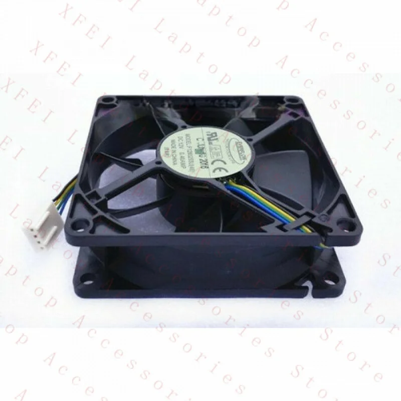 

F для EVERFLOW F128025SU DC 12 В 0,40 А ШИМ-регулировка скорости Вентилятор охлаждения процессора 80*80*25 мм