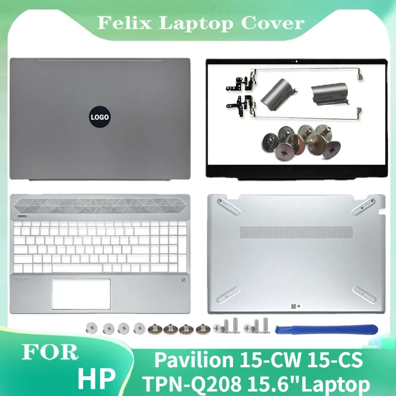 

NEW For HP Pavilion 15-CW 15-CS TPN-Q208 15.6" Laptop LCD Back Cover/Hinges/Front Bezel/Palmrest/Bottom Case Top Case L28379-001