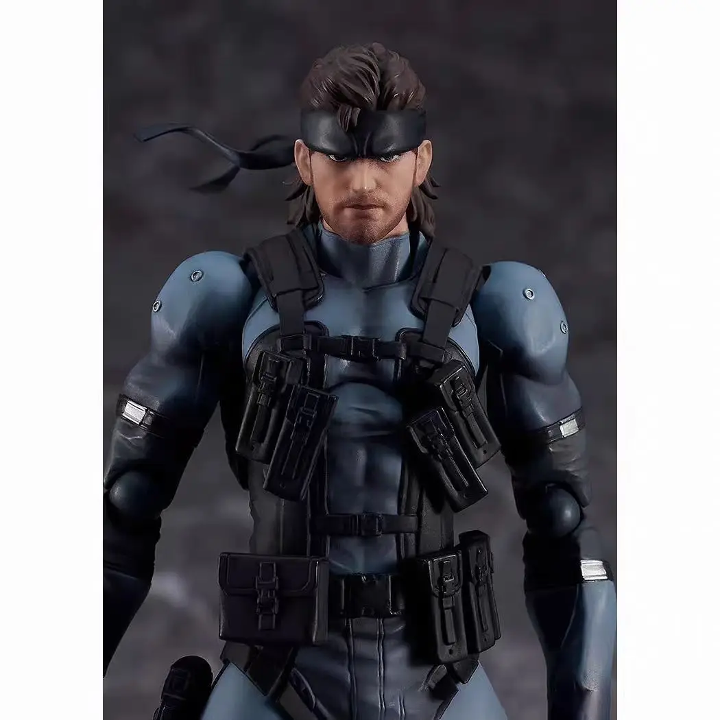

В наличии Оригинальная фигурка Figma645 Solid Snake MGS2 Metal Gear Solid 2: Sons of Liberty Max Factory, аниме-фигурка, модель, игрушка, кукла