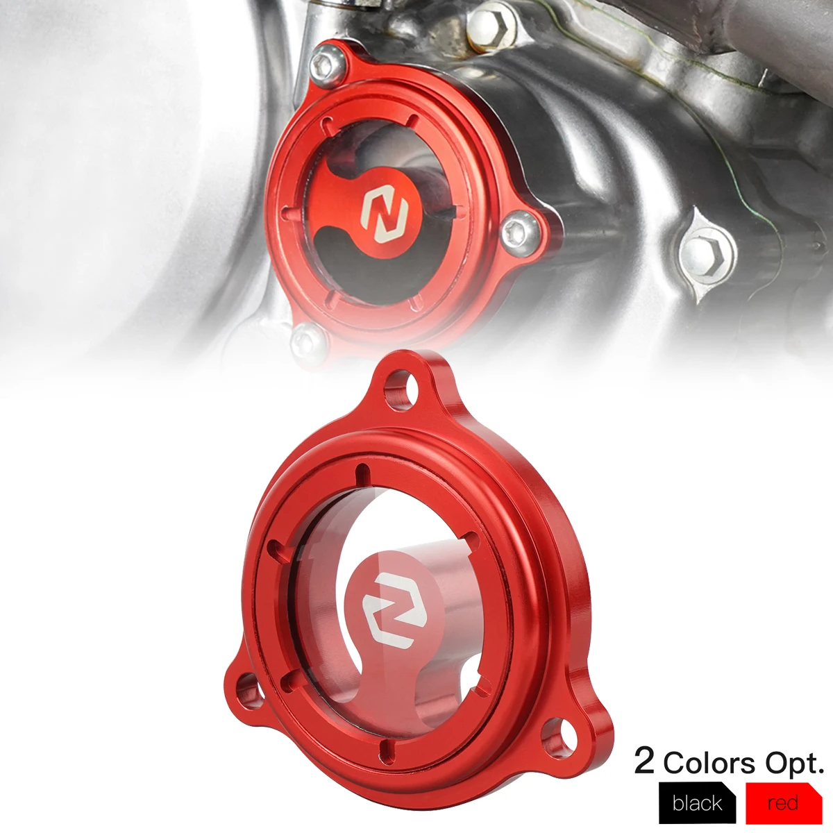 NICECNC Transparent Motorcycle Engine Oil Filter Cap Cover For Honda XR650L XR 650 L 1993-2025 XR600R 1990-2000 XR 650L 600R