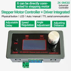 Stappenmotor Driver En Controller Dc 5-30V 4a Omgekeerde Puls Snelheidscontrole Board Programmeerbare Plc Seriële Communicatie Smc02