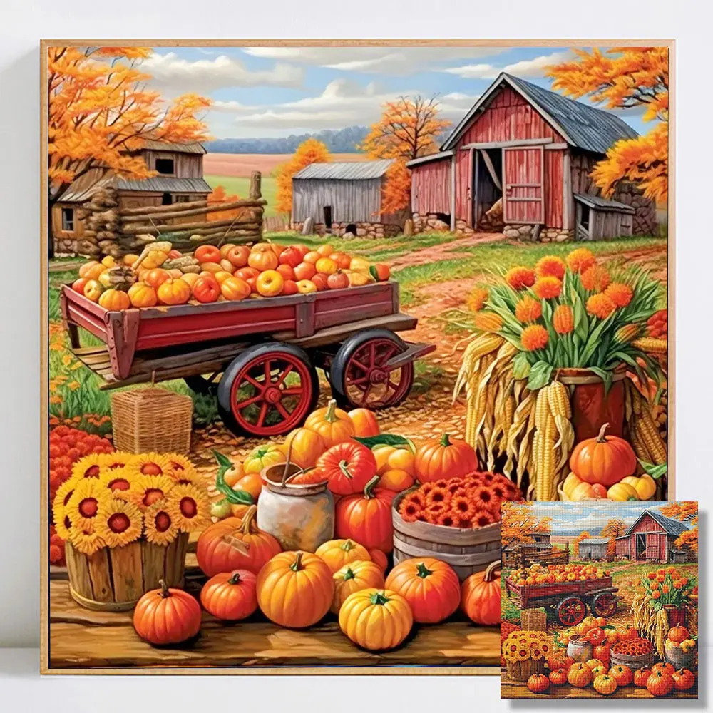 Fruits And Vegetables Diamond Painting Full Square Round Dia