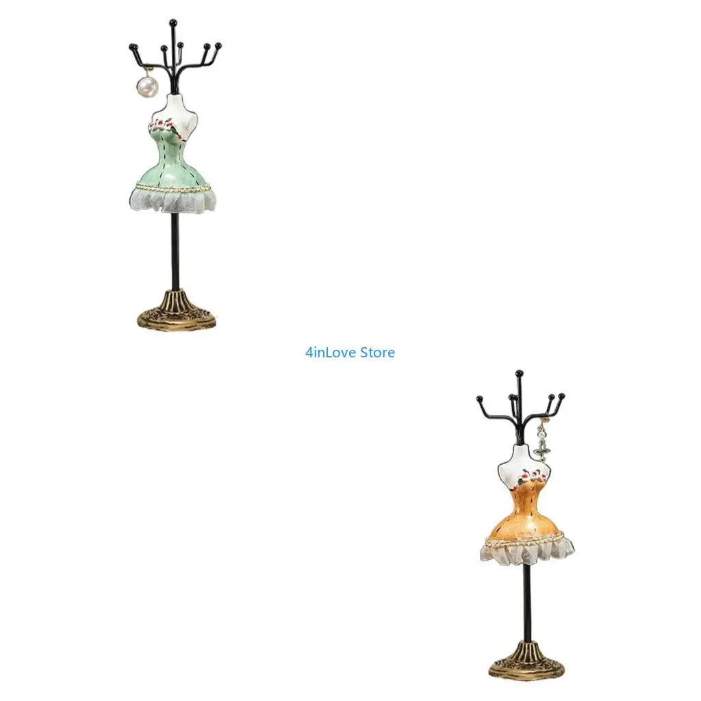 

T4MD Sophisticated Jewelry Tower Rack Jewelry Storage Stand for Earrings and Rings