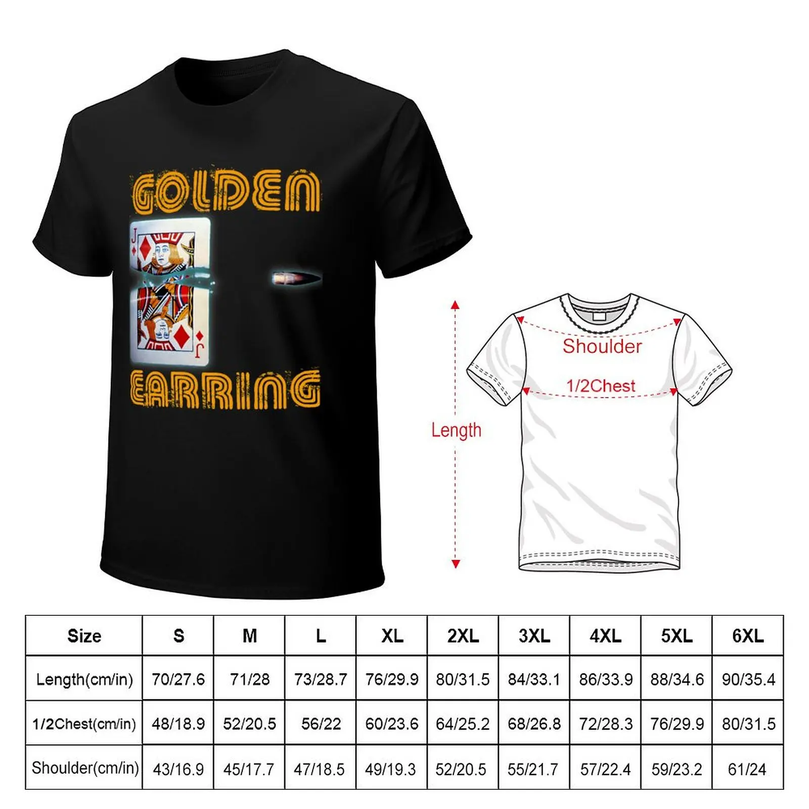 How I Learned To Stop Worrying And Love Golden Earring T-Shirt t shirts cotton 100% T-Shirt