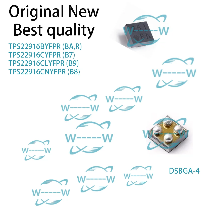 (10-100PCS) TPS22916BYFPR BA R TPS22916CYFPR B7 TPS22916CLYFPR B9 TPS22916CNYFPR B8 TPS22916B TPS22916C TPS22916CL TPS22916CN IC