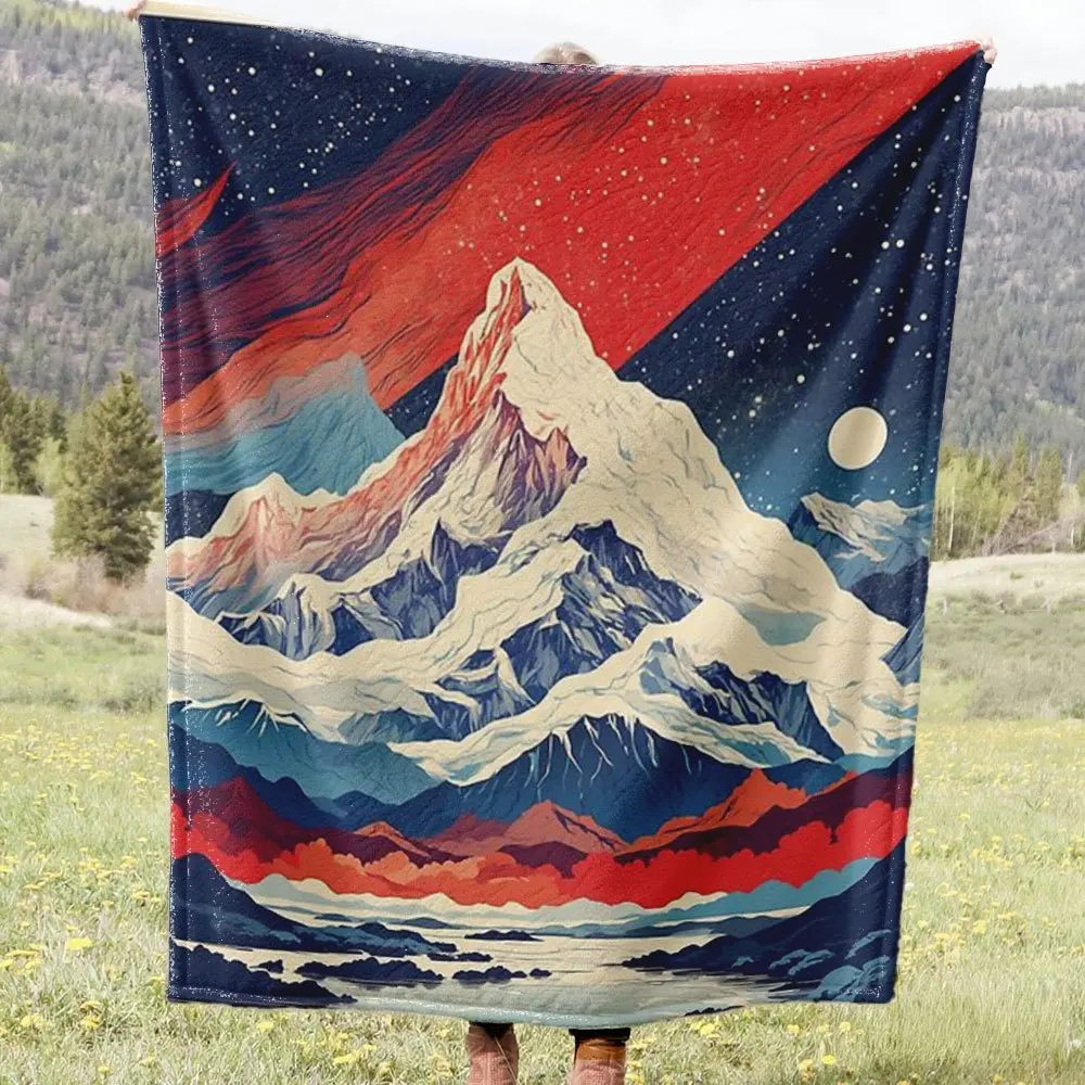 

Фланелевое одеяло Starry — стиль Южной Кореи | Легкий мягкий бросок для дивана, рождественские подарки